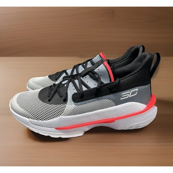 Under Armour Curry 7 UNDRTD 2019 Black Gray 3021258-100 Men Size 12.5 NEW main image 8